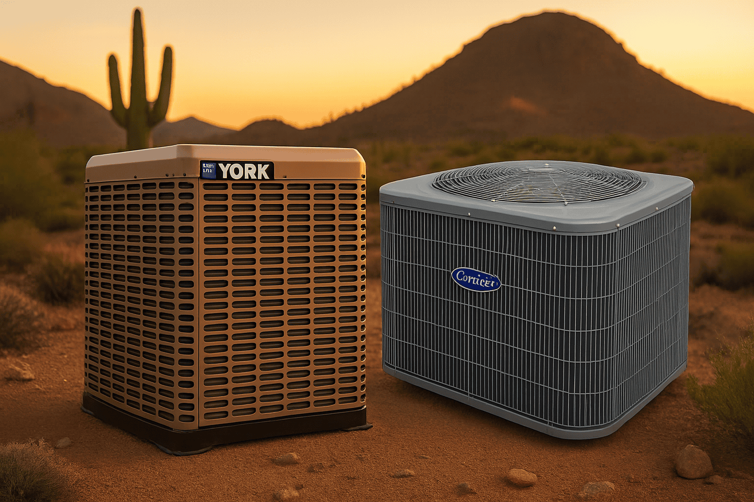 carrier vs york heat pump