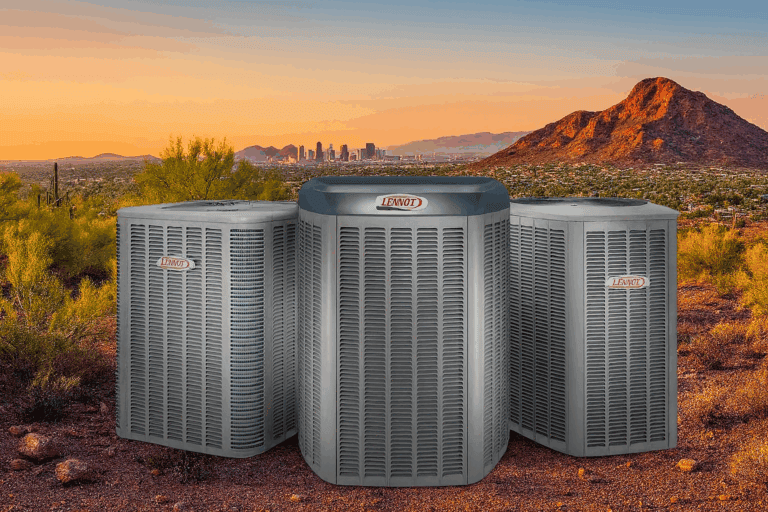 lennox air conditioners and heat pumps in the Phoenix desert