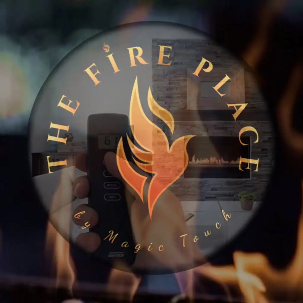gas fireplace remote control - the fire place by magic touch logo